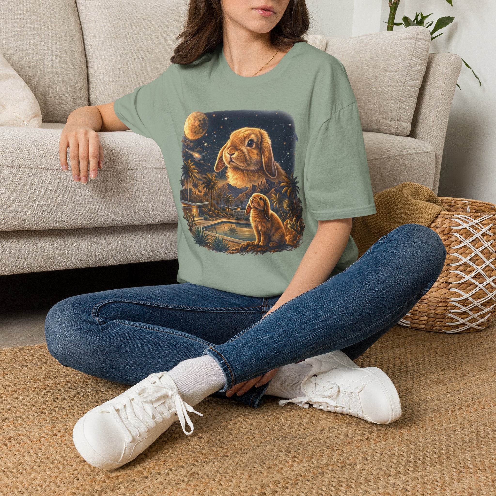 Moon Pool Rabbit T-Shirt