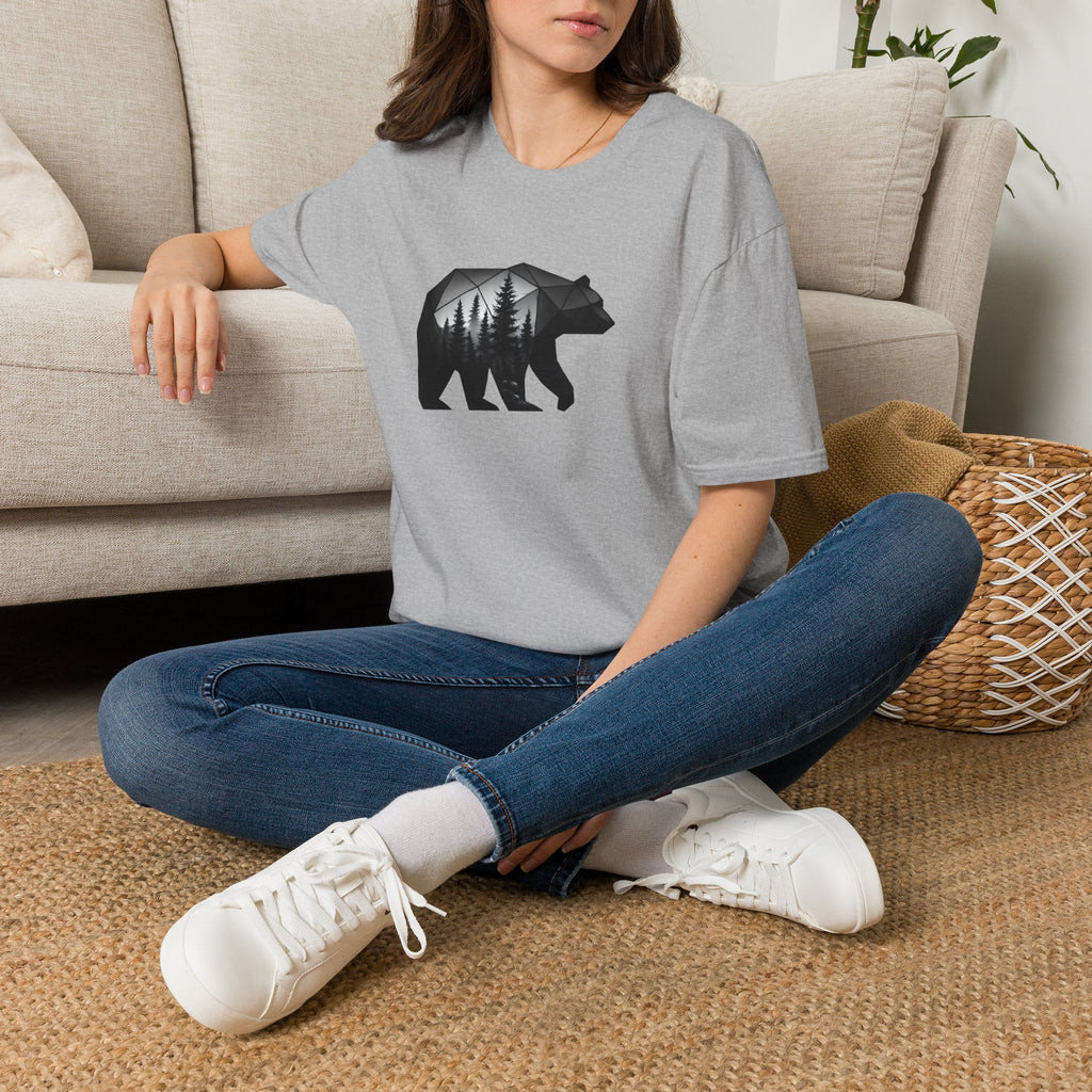 Geometric bear forest T-Shirt