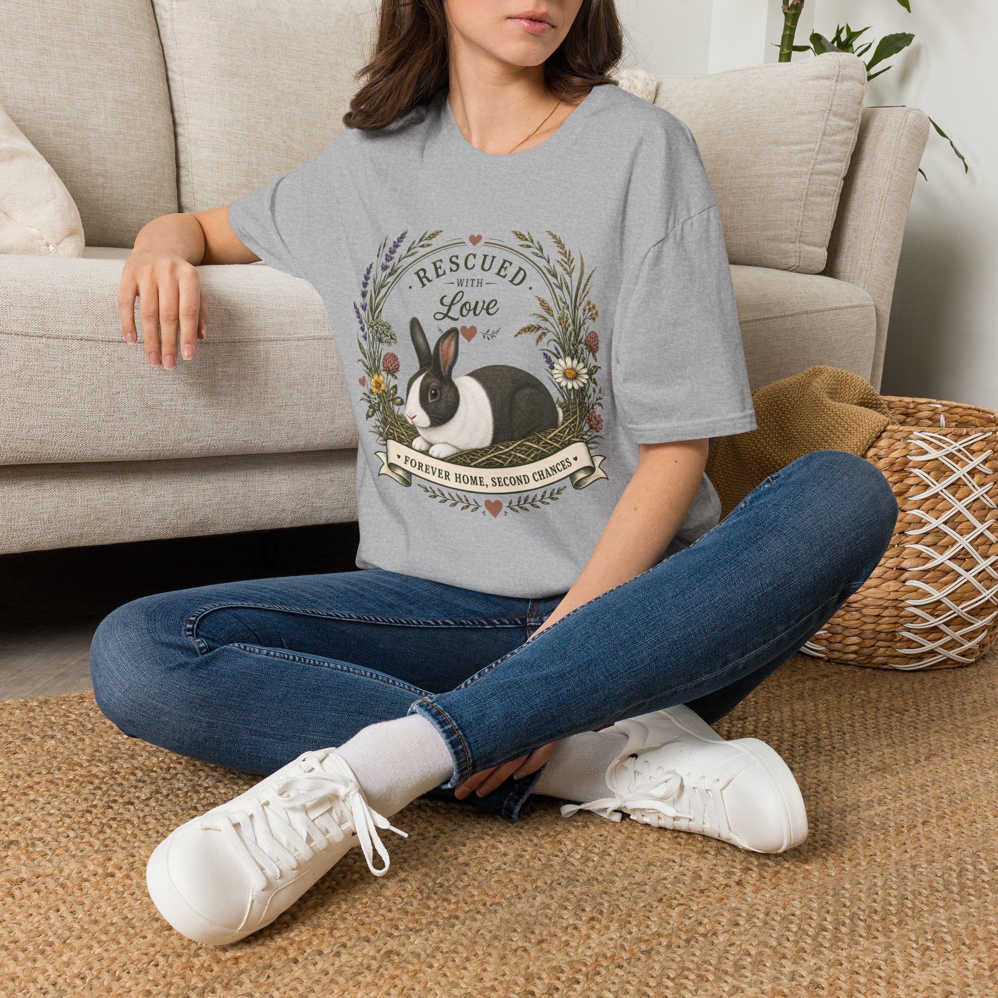 Rescued Dutch Rabbit T-Shirt