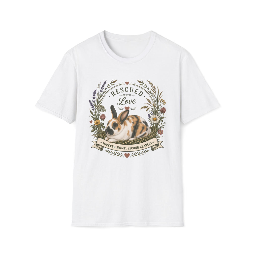 Rescued Harlequin Rabbit T-Shirt