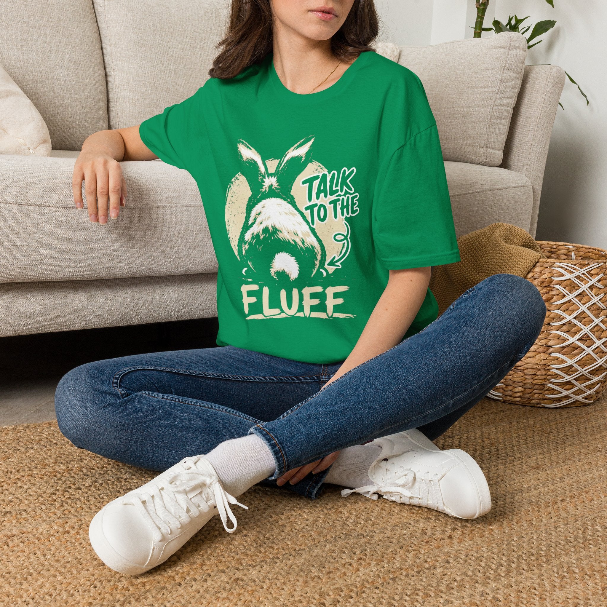 Talk To The Fluff Rabbit T-Shirt
