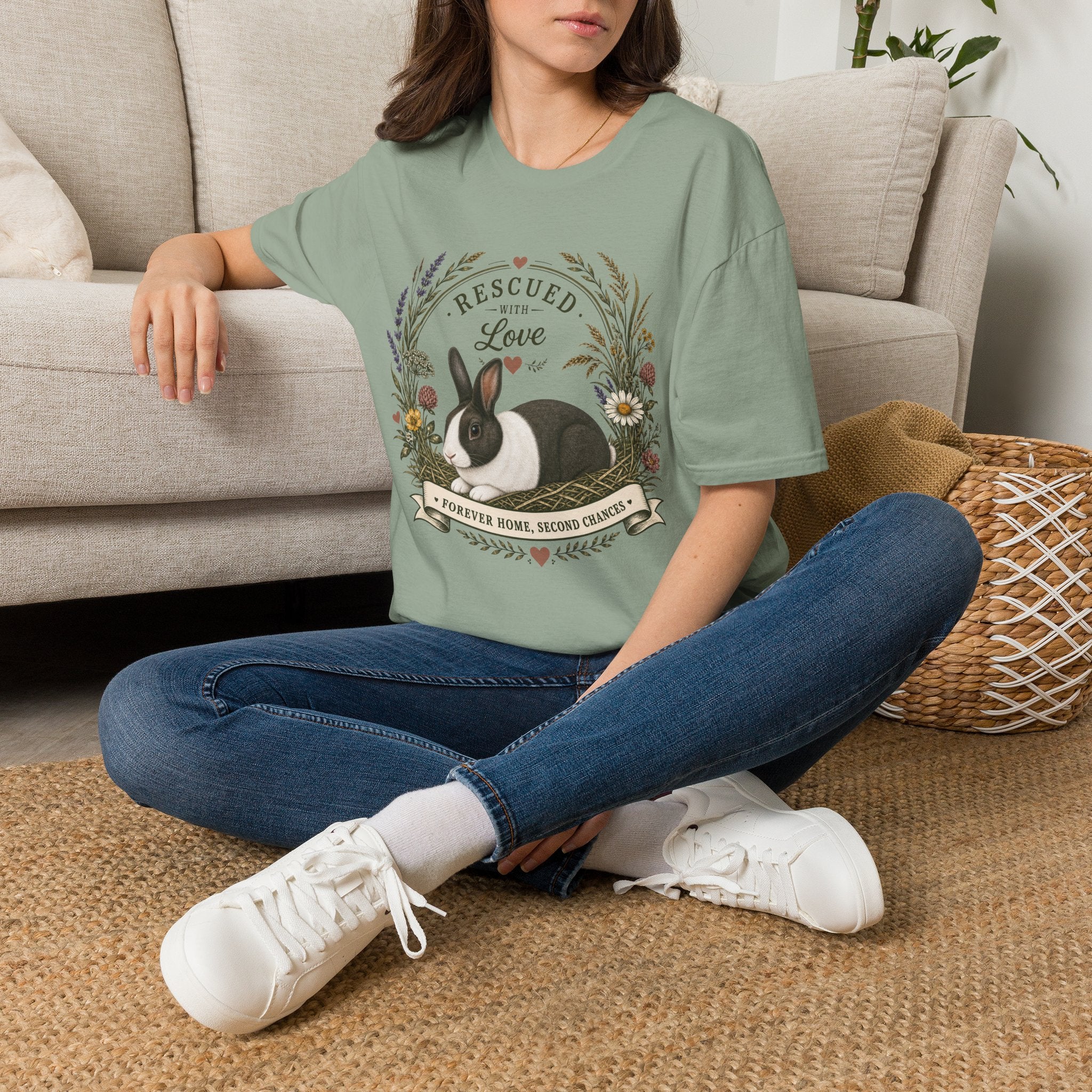 Rescued Dutch Rabbit T-Shirt