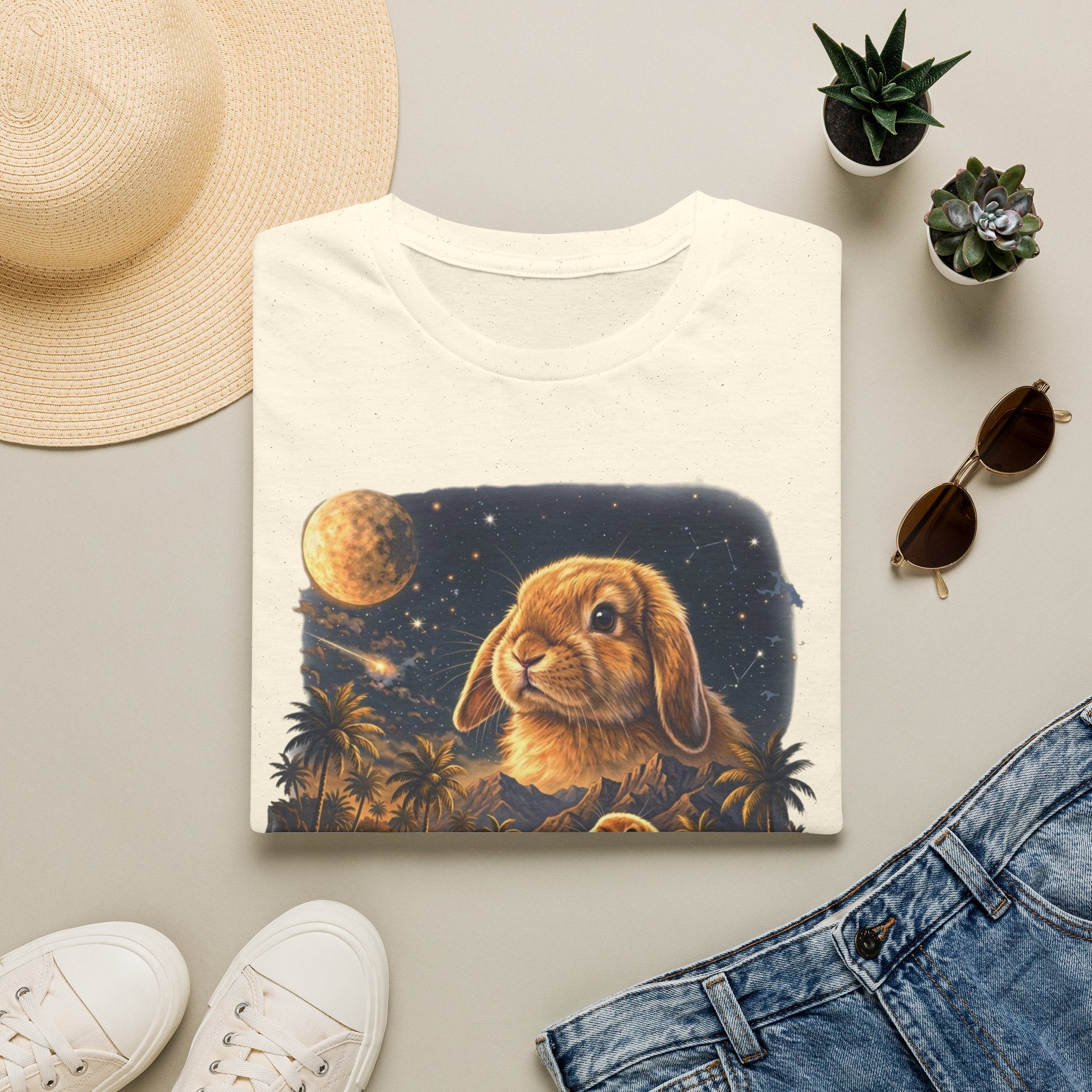 Moon Lake Rabbit T-Shirt