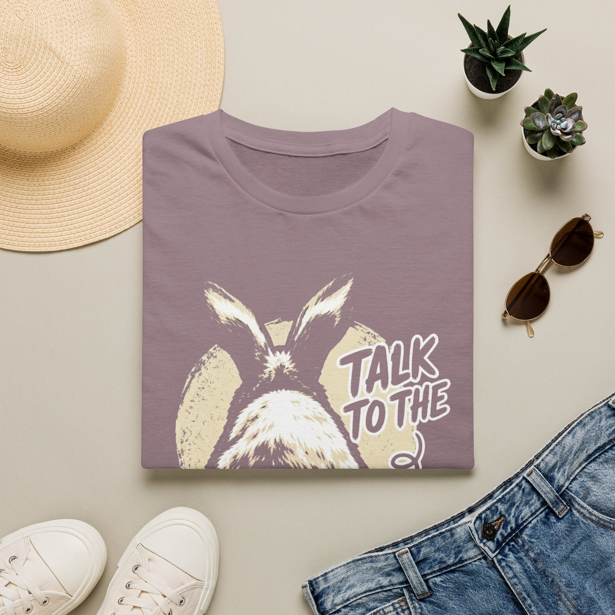 Talk To The Fluff Rabbit T-Shirt