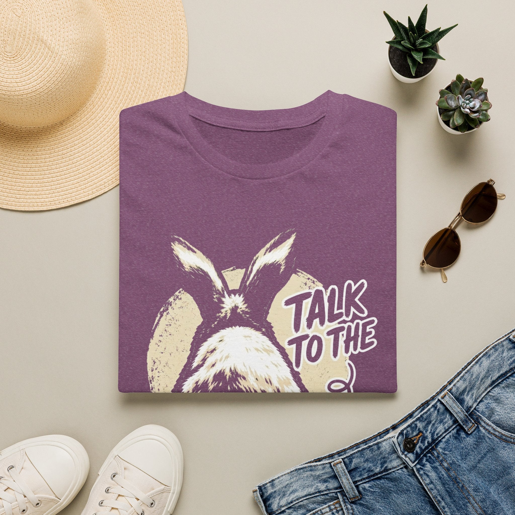 Talk To The Fluff Rabbit T-Shirt
