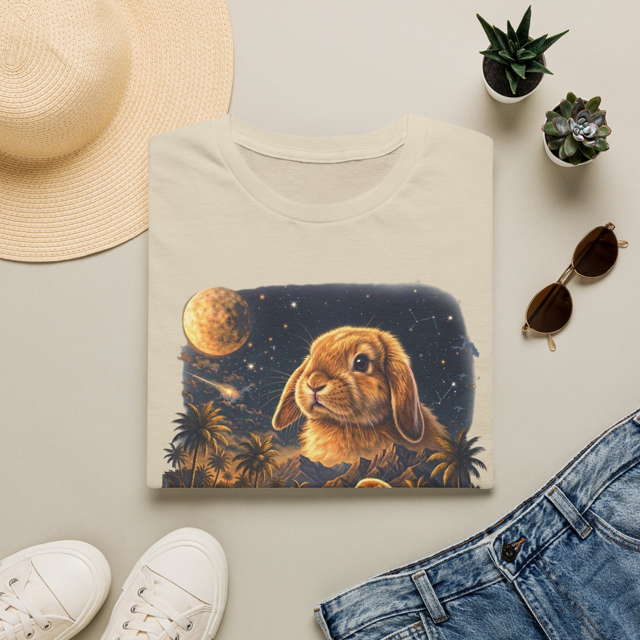 Moon Pool Rabbit T-Shirt