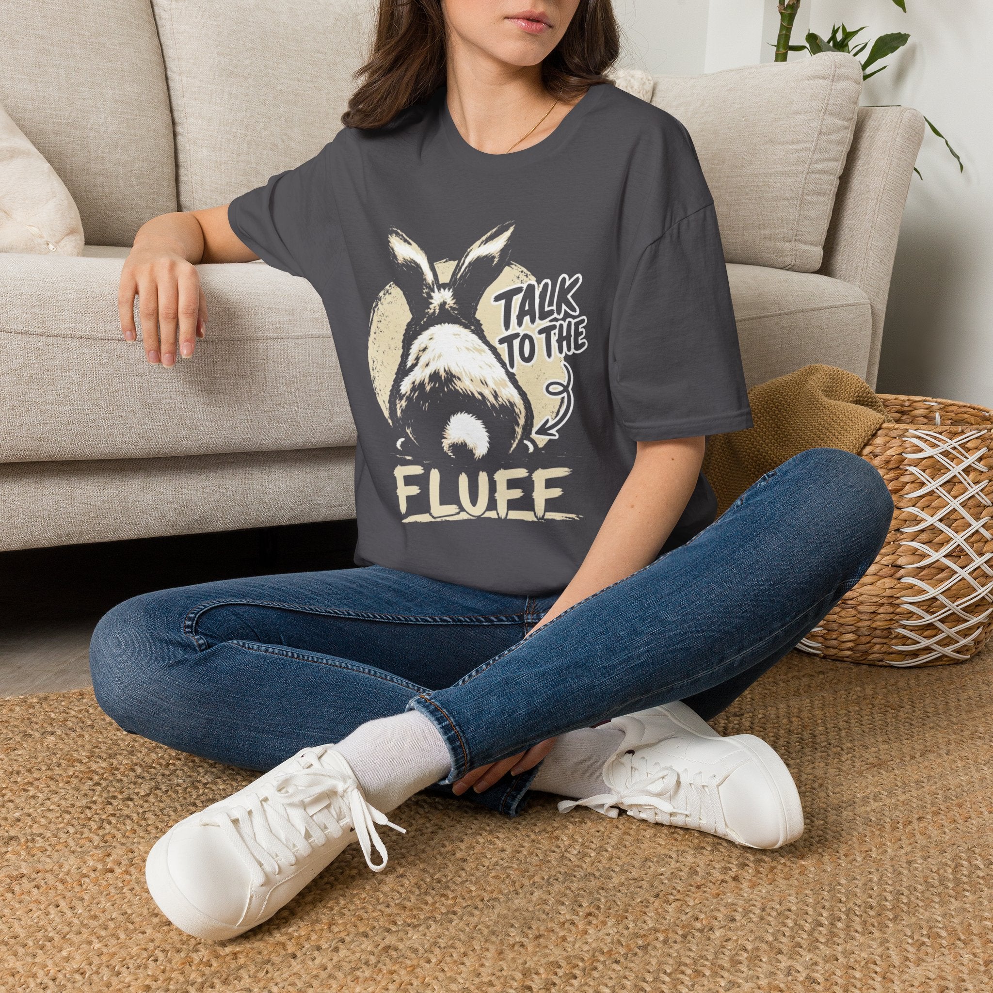 Talk To The Fluff Rabbit T-Shirt