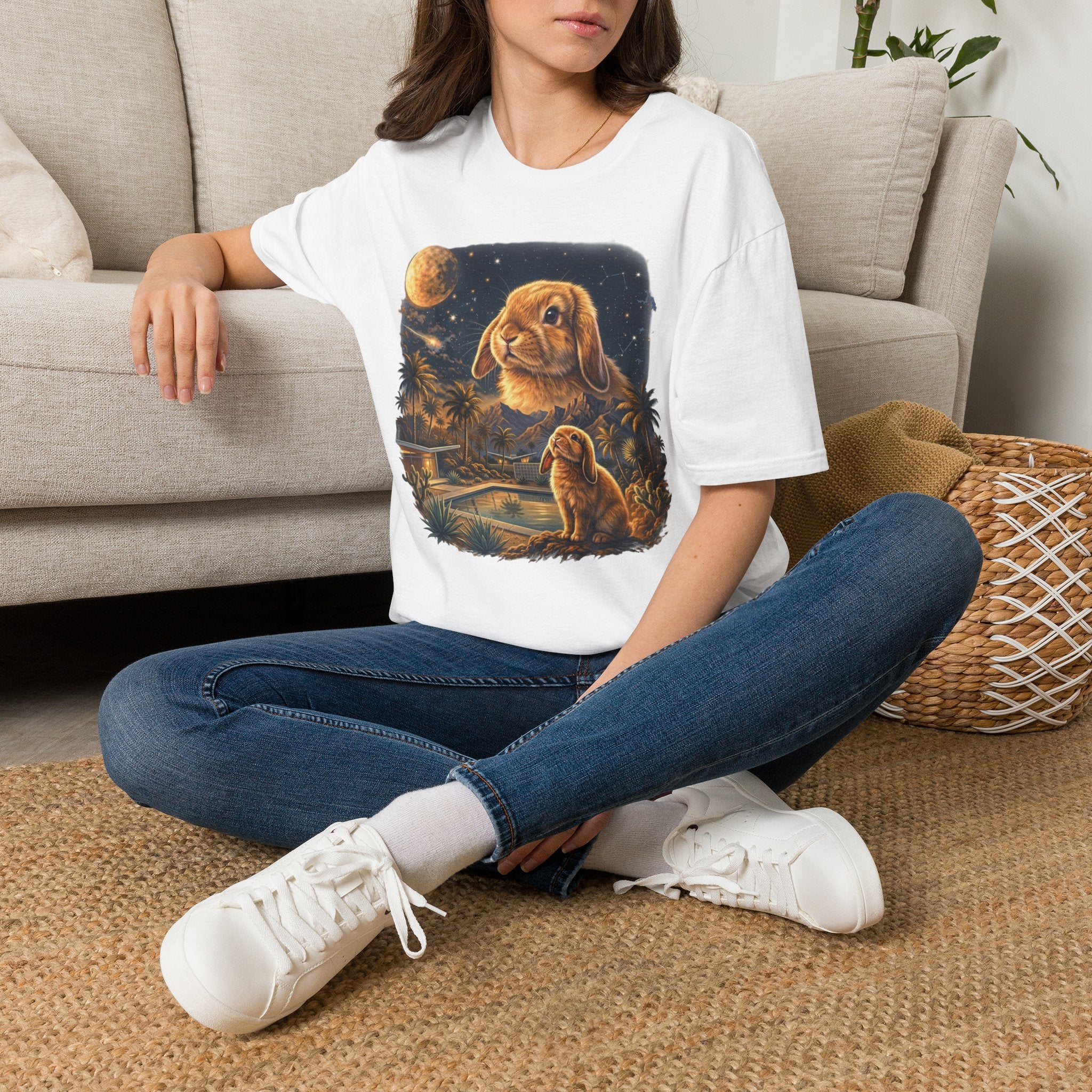 Moon Pool Rabbit T-Shirt