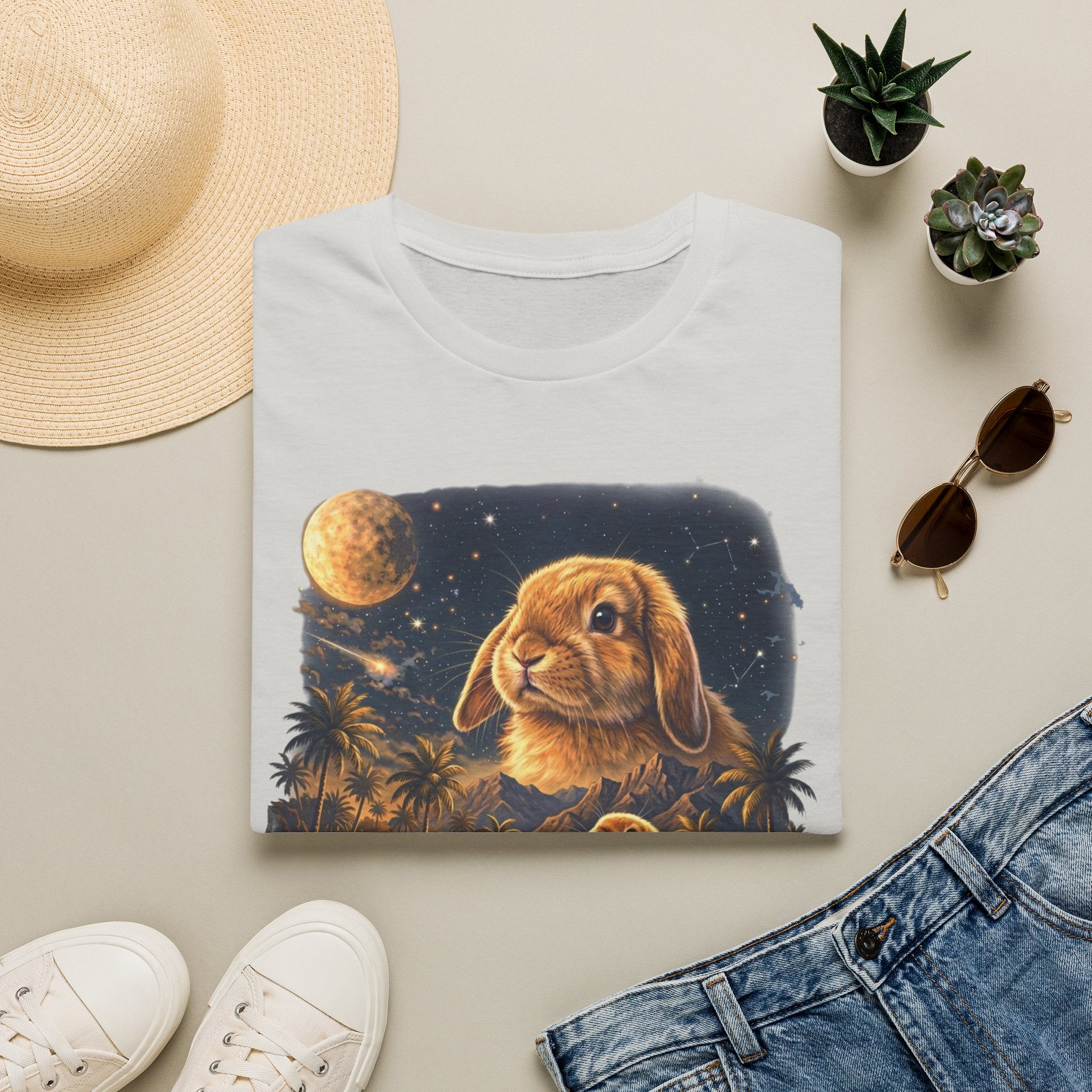 Moon Lake Rabbit T-Shirt