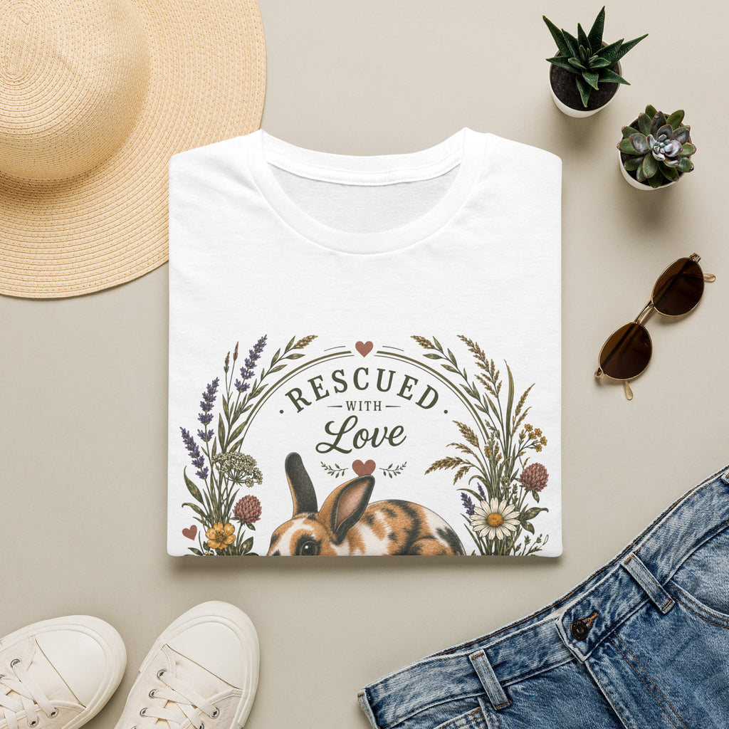 Rescued Harlequin Rabbit T-Shirt
