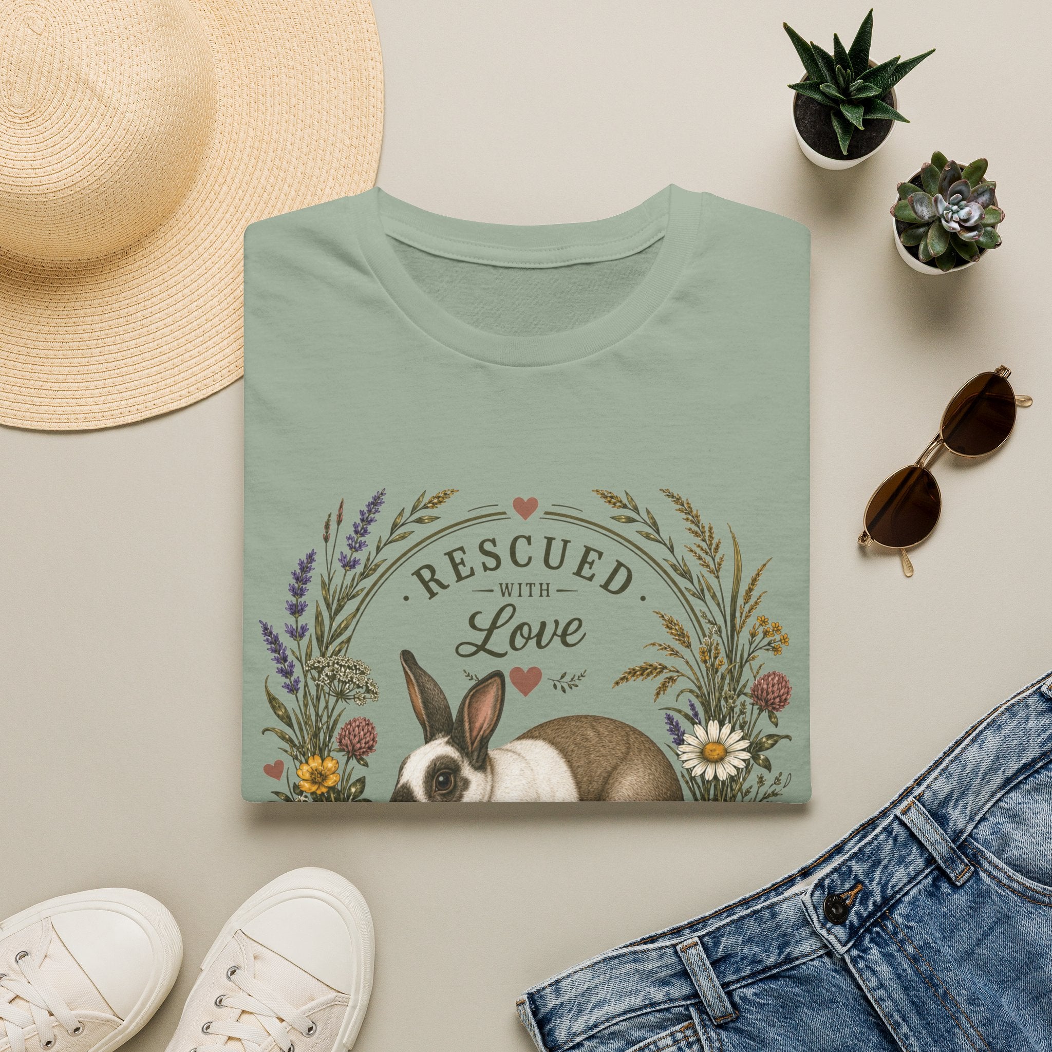 Rescued Californian Rabbit T-Shirt