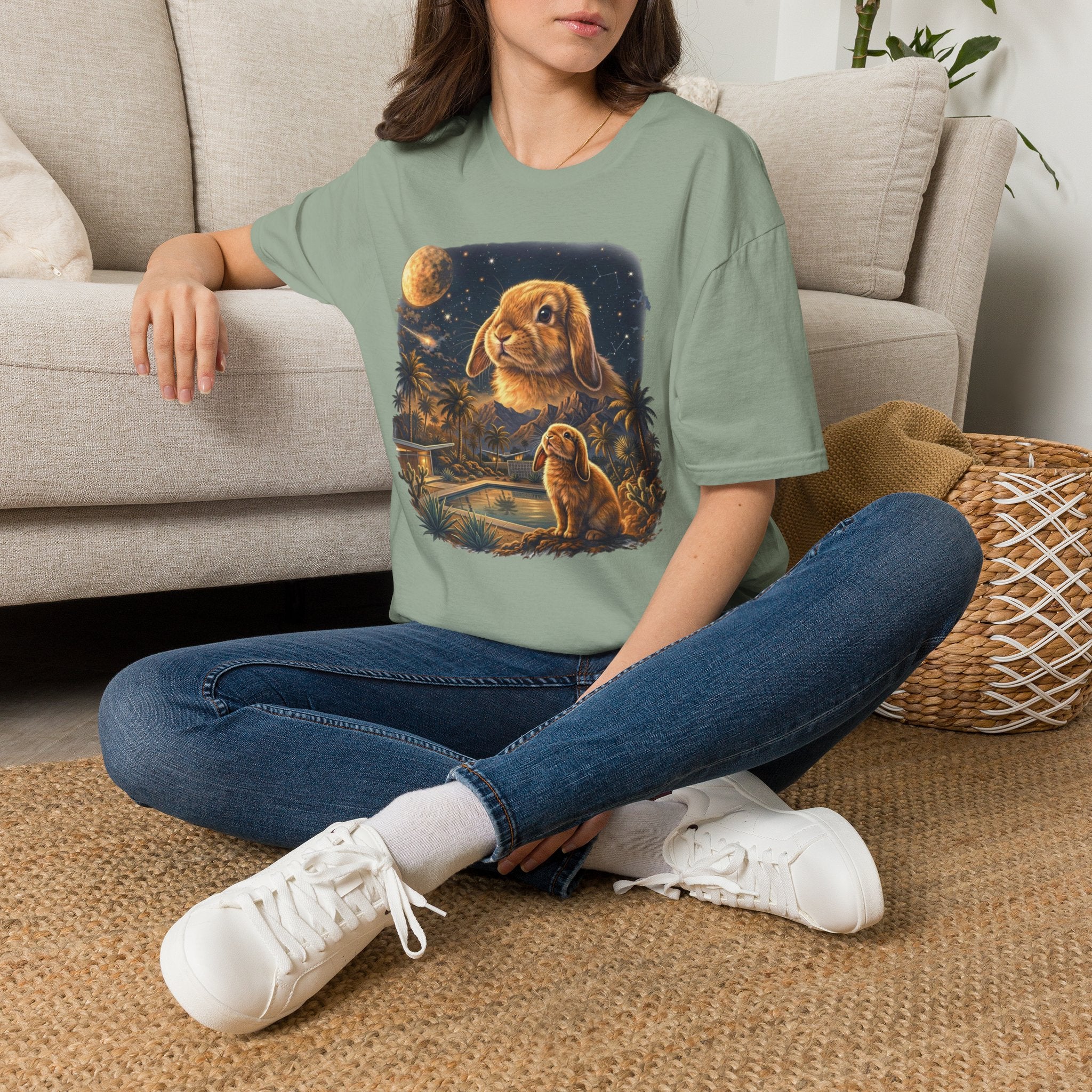 Moon Lake Rabbit T-Shirt