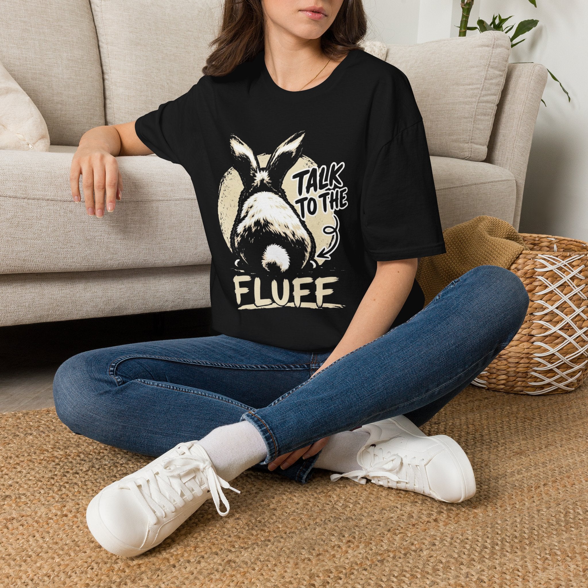 Talk To The Fluff Rabbit T-Shirt
