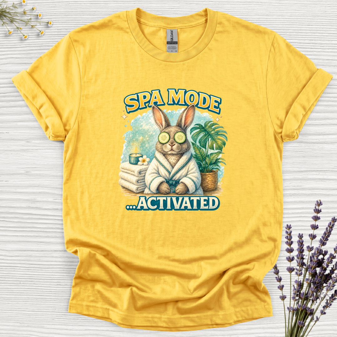 Spa Mode Activated Rabbit T-Shirt