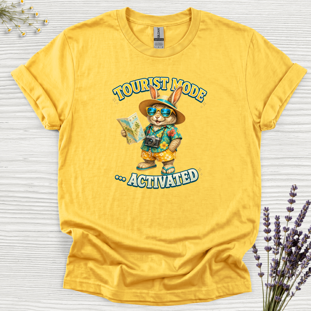 Tourist Mode Activated Rabbit T-Shirt