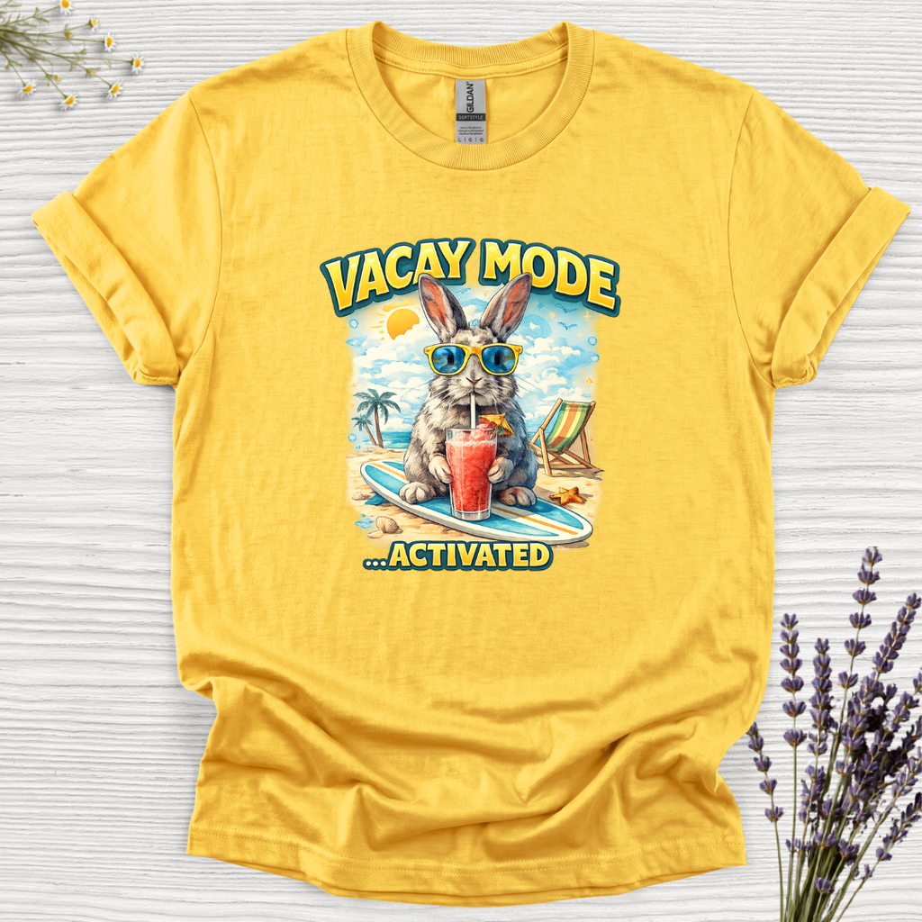 Vacay Mode Activated Daiquiri Rabbit T-Shirt