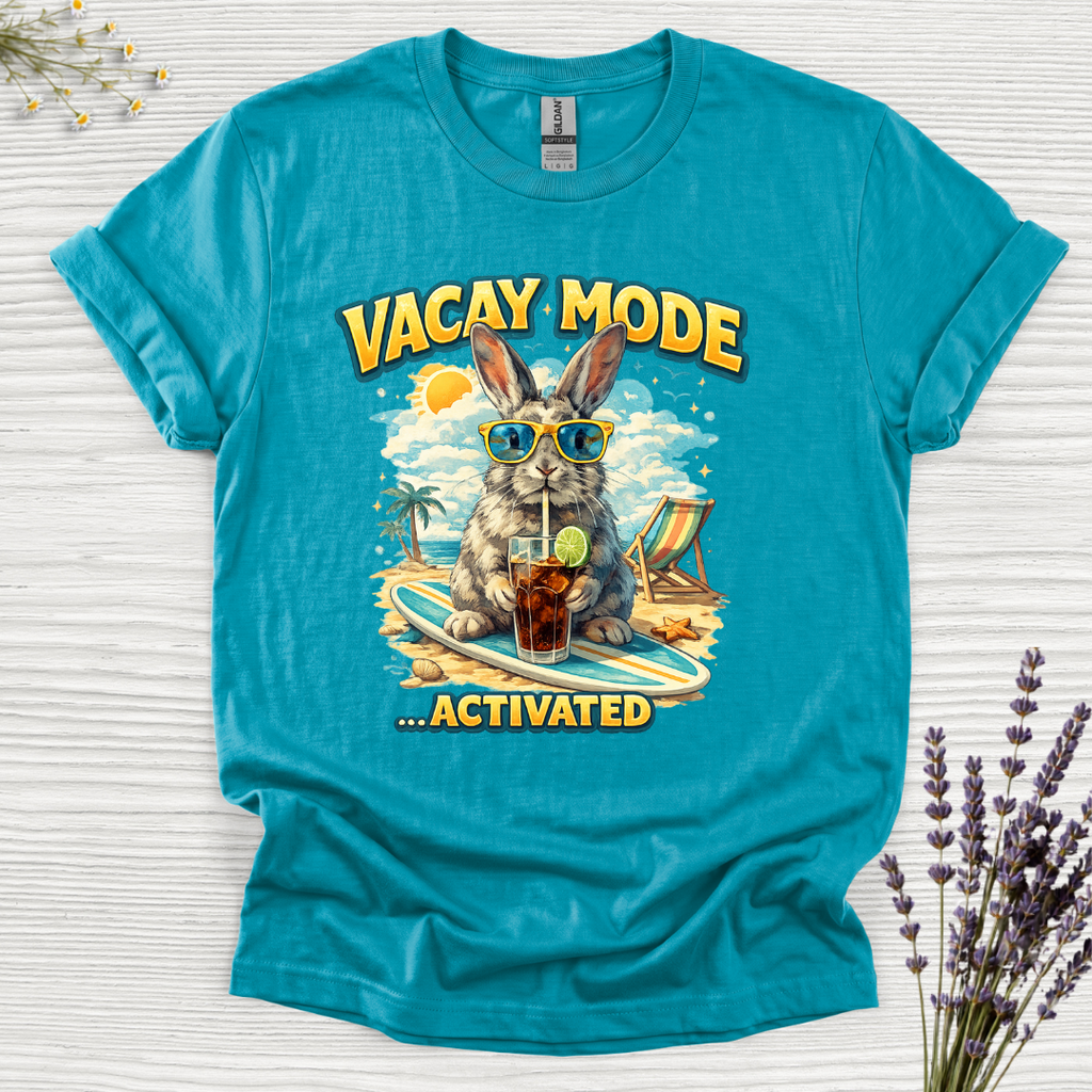Vacay Mode Activated Cola Rabbit T-Shirt