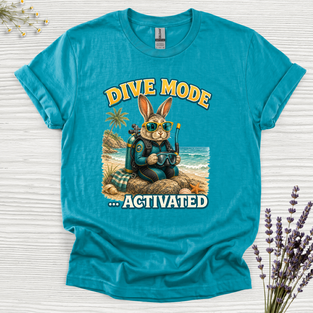 Dive Mode Activated Rabbit T-Shirt