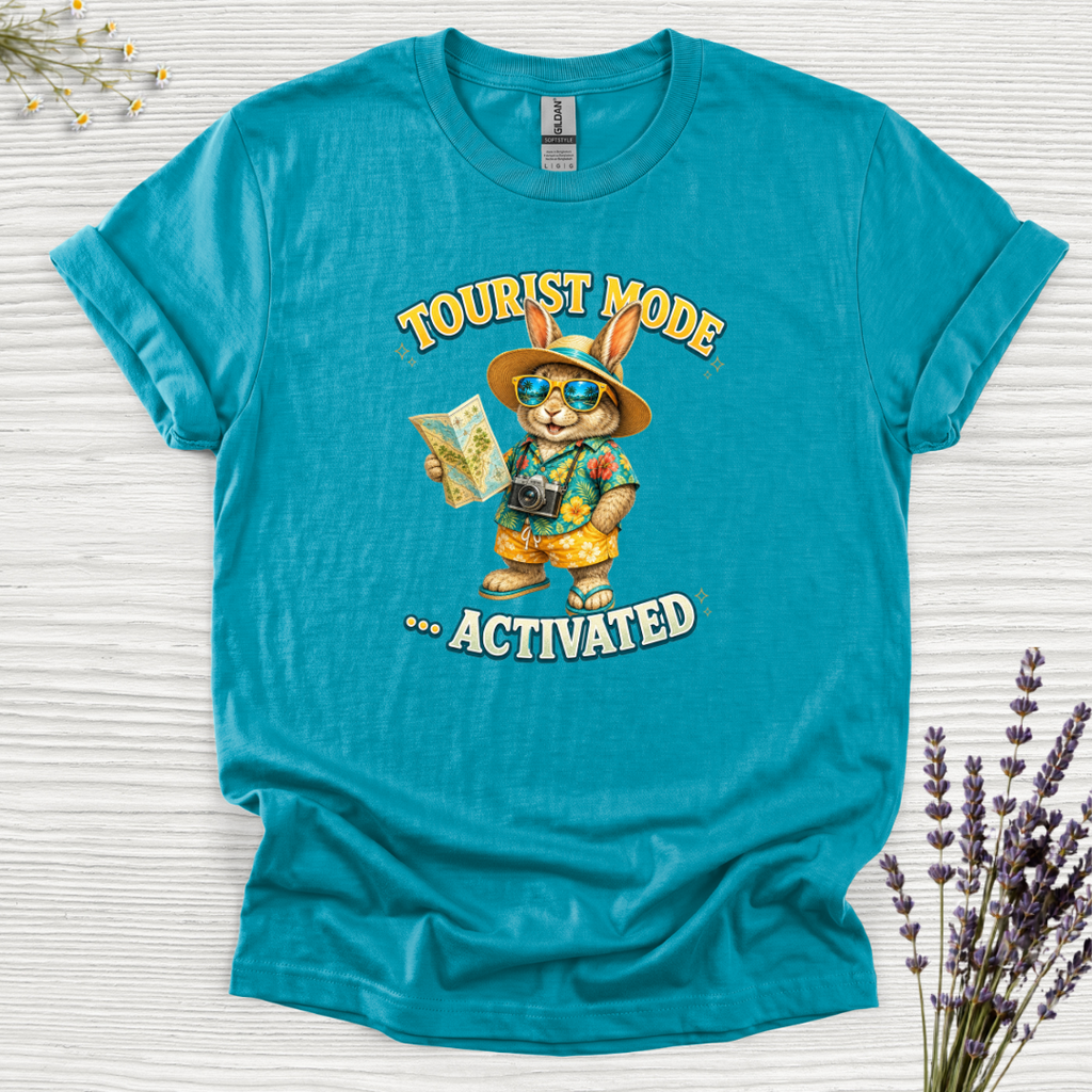 Tourist Mode Activated Rabbit T-Shirt