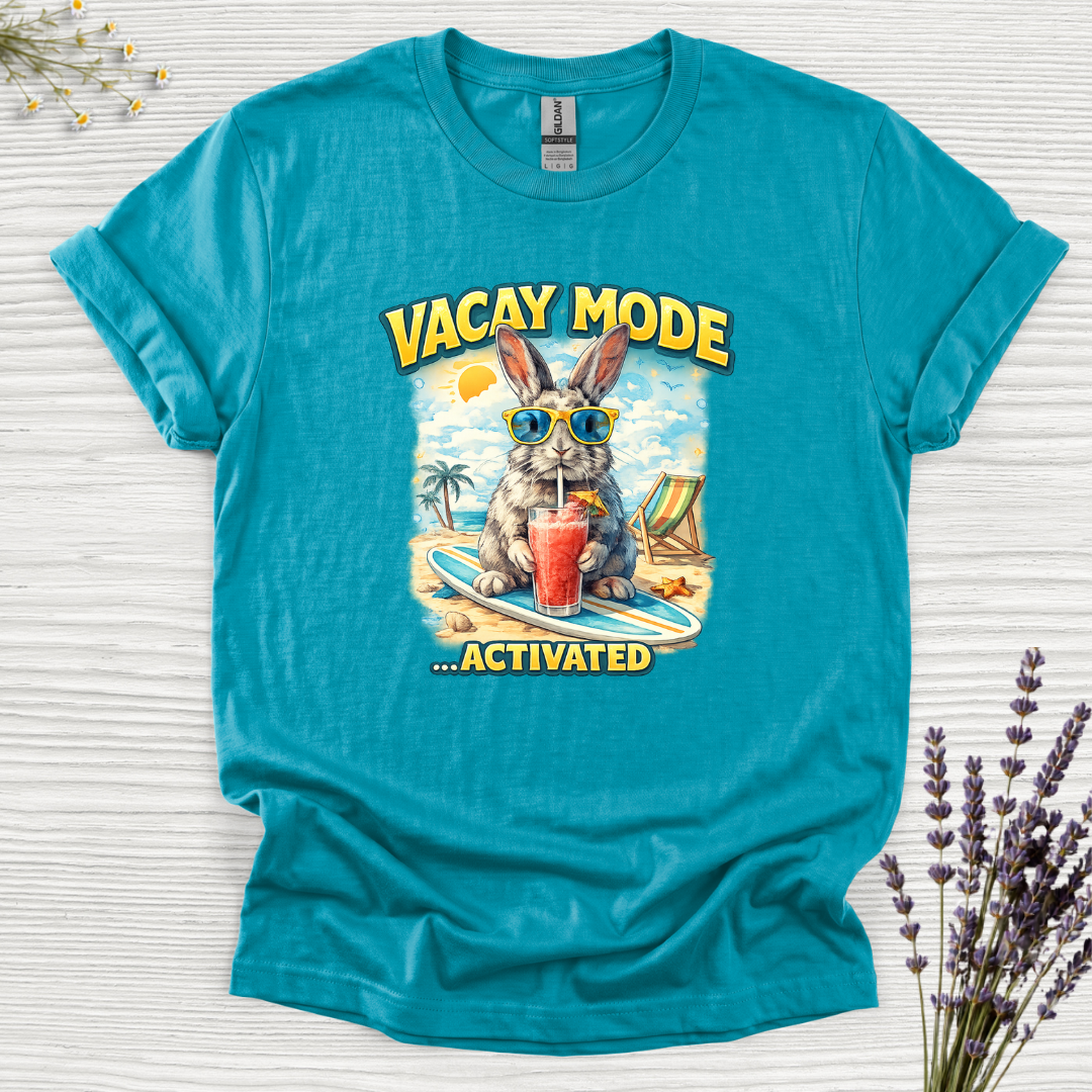 Vacay Mode Activated Daiquiri Rabbit T-Shirt