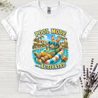 Pool Mode Activated  Rabbit T-Shirt