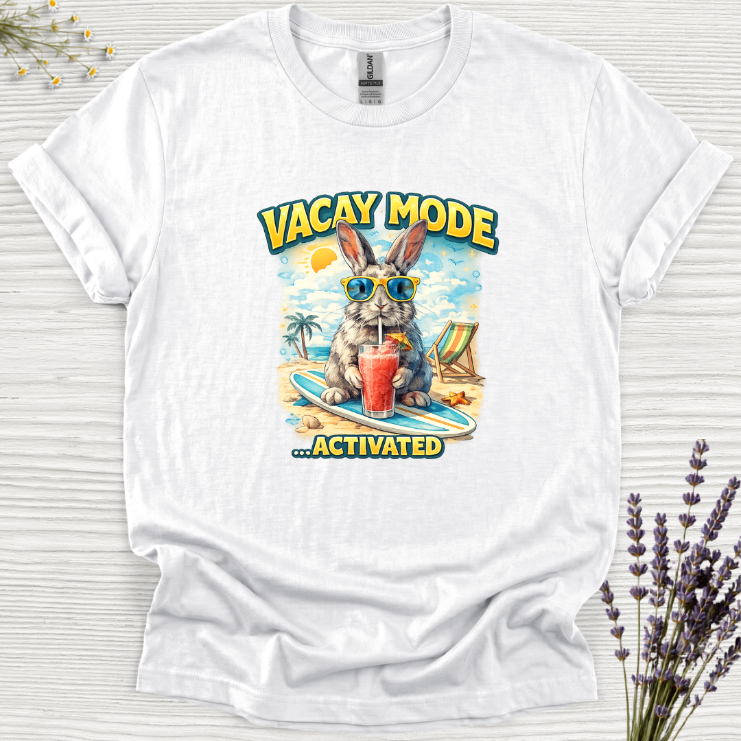 Vacay Mode Activated Daiquiri Rabbit T-Shirt