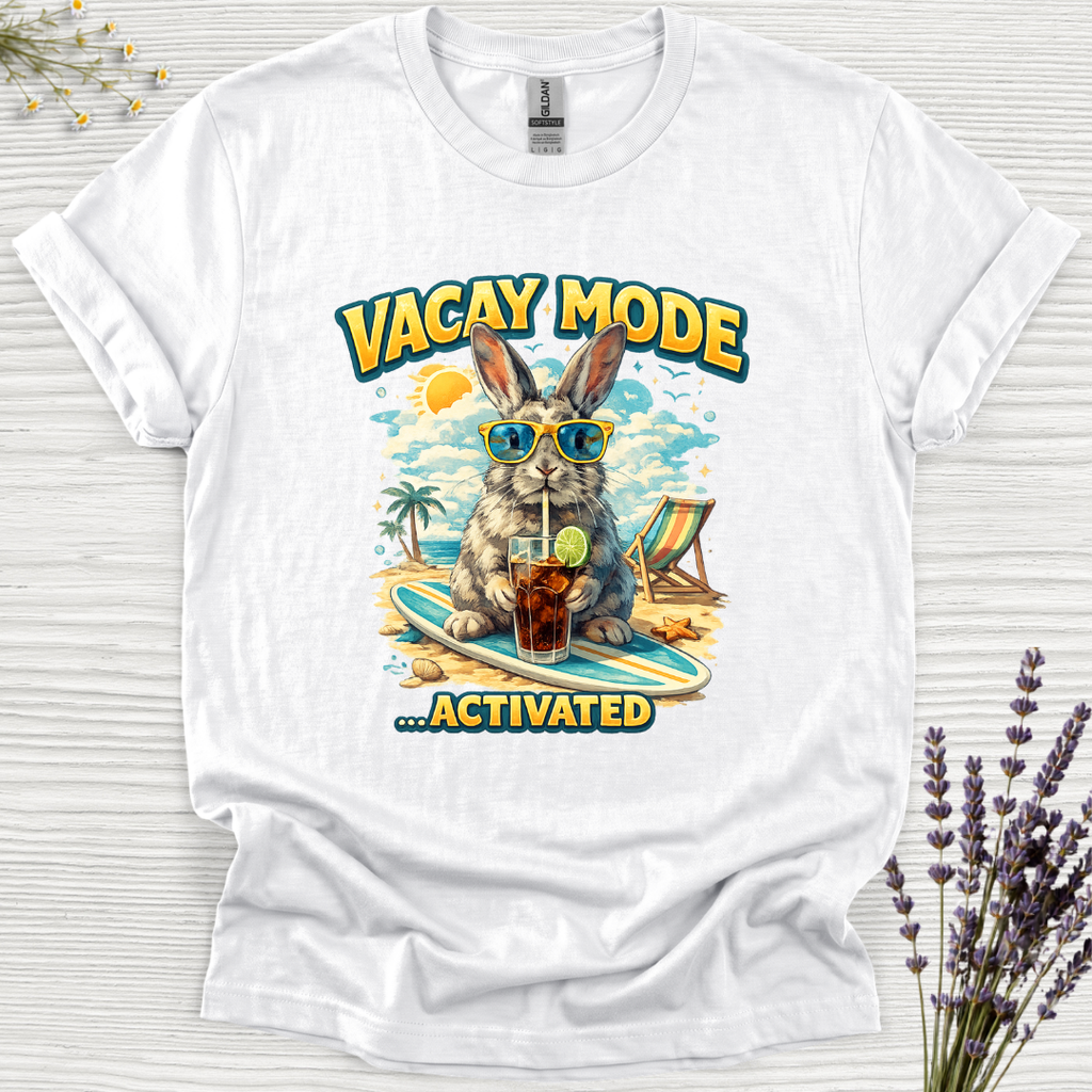Vacay Mode Activated Cola Rabbit T-Shirt