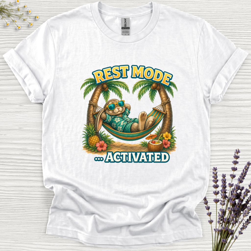Rest Mode Activated Rabbit T-Shirt