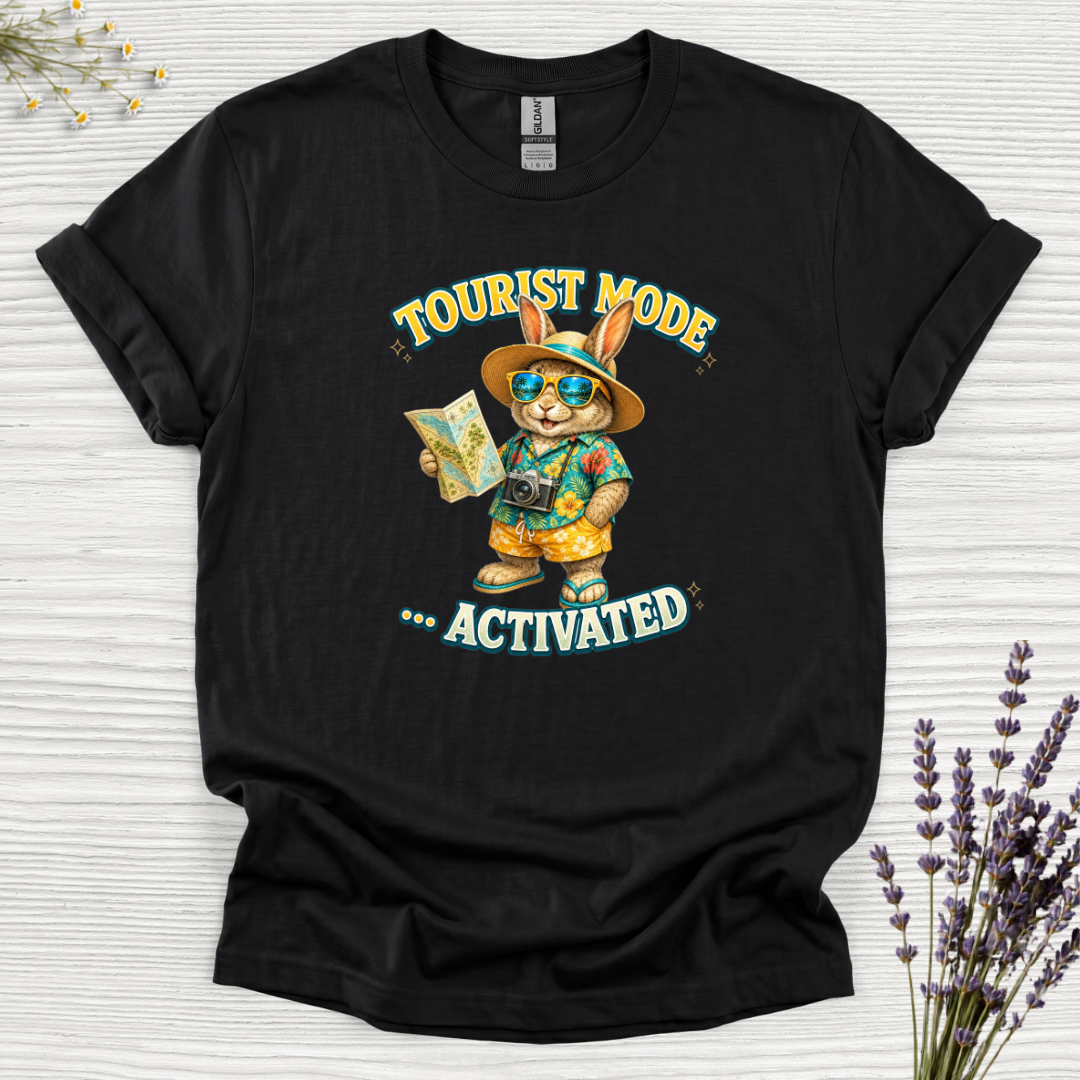Tourist Mode Activated Rabbit T-Shirt
