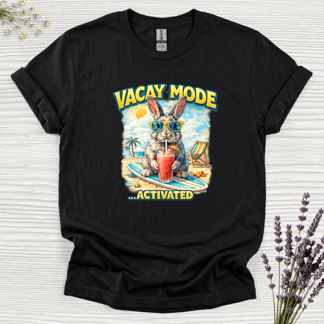 Vacay Mode Activated Daiquiri Rabbit T-Shirt