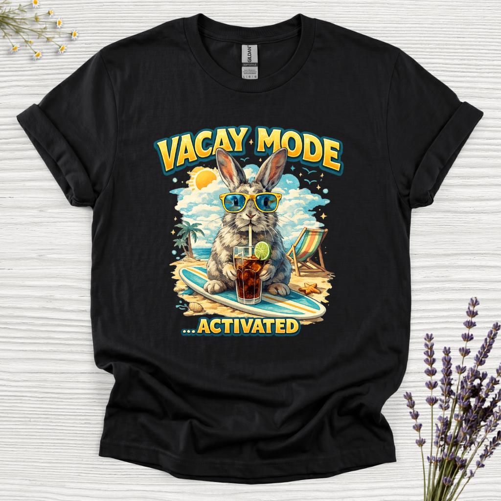 Vacay Mode Activated Cola Rabbit T-Shirt
