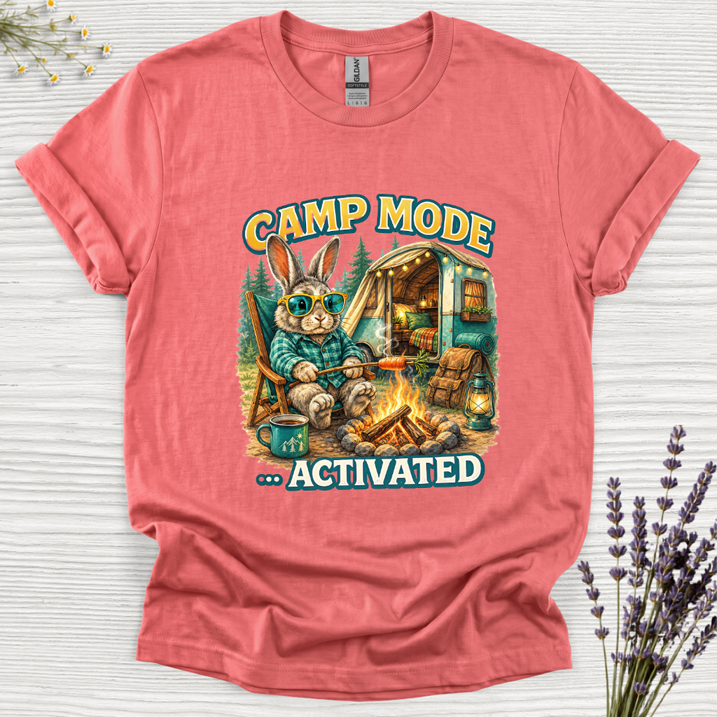 Camp Mode Activated Rabbit T-Shirt