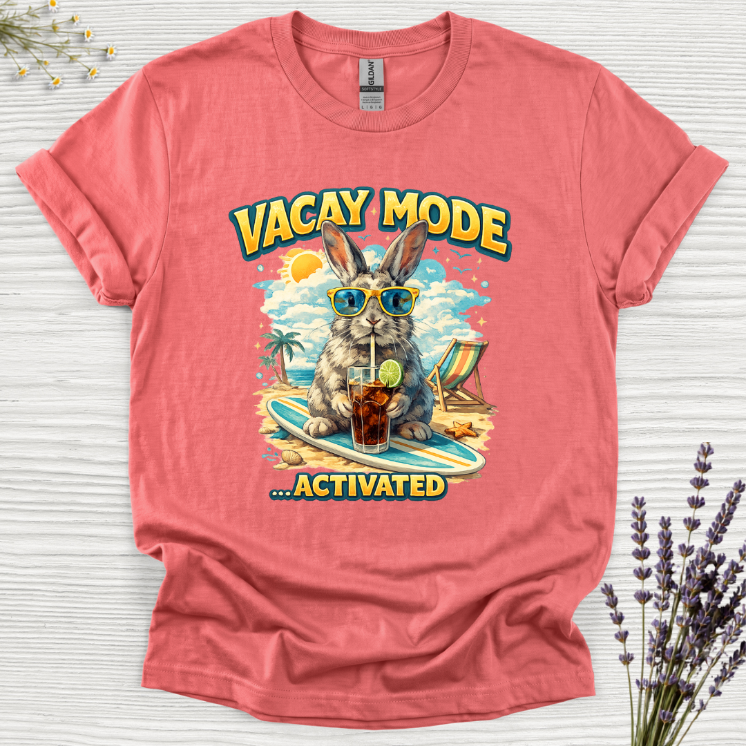 Vacay Mode Activated Cola Rabbit T-Shirt