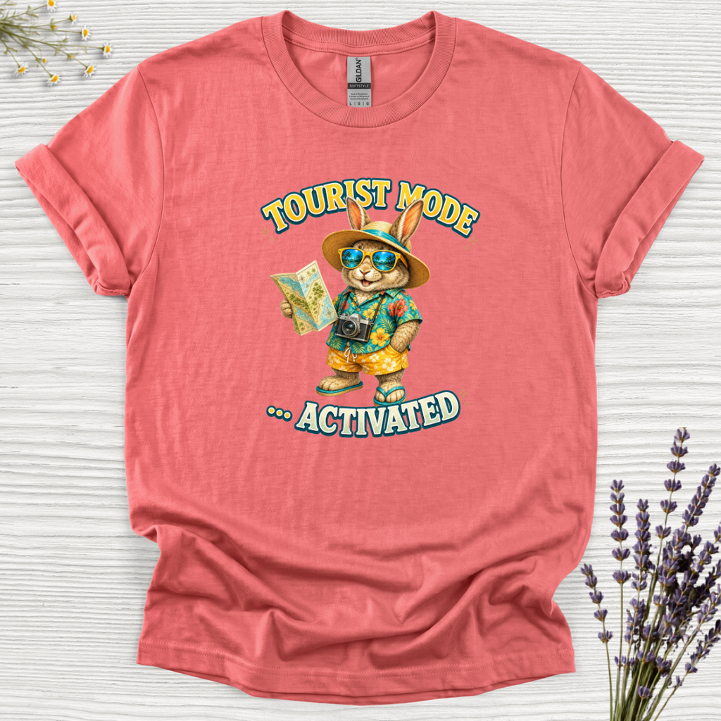 Tourist Mode Activated Rabbit T-Shirt