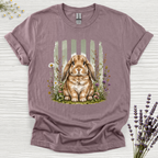 Holland Lop Botanical Stripes T-Shirt