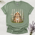 Holland Lop Botanical Stripes T-Shirt
