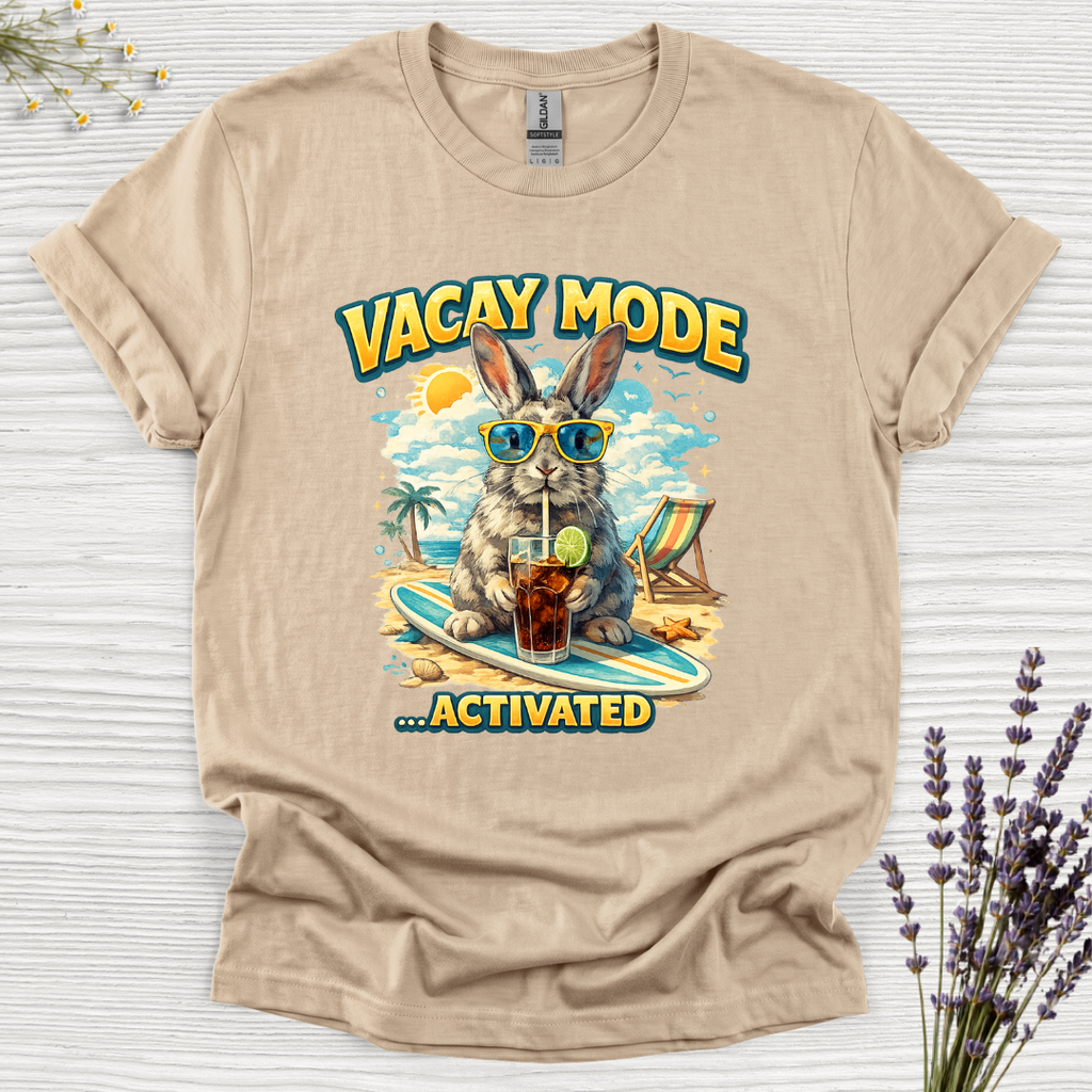 Vacay Mode Activated Cola Rabbit T-Shirt