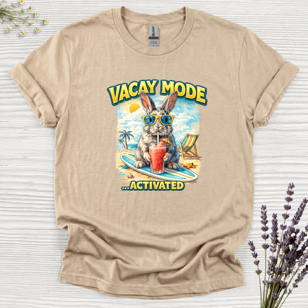 Vacay Mode Activated Daiquiri Rabbit T-Shirt