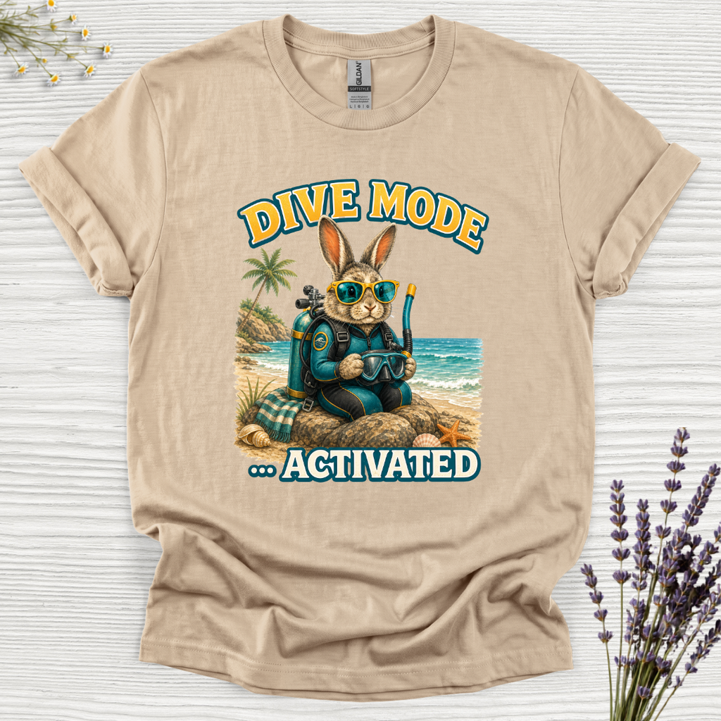 Dive Mode Activated Rabbit T-Shirt