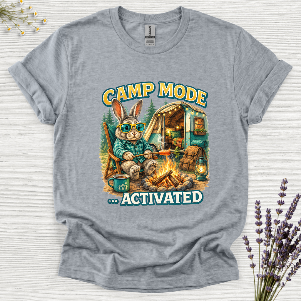 Camp Mode Activated Rabbit T-Shirt