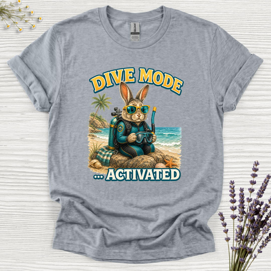 Dive Mode Activated Rabbit T-Shirt