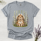 Holland Lop Botanical Stripes T-Shirt