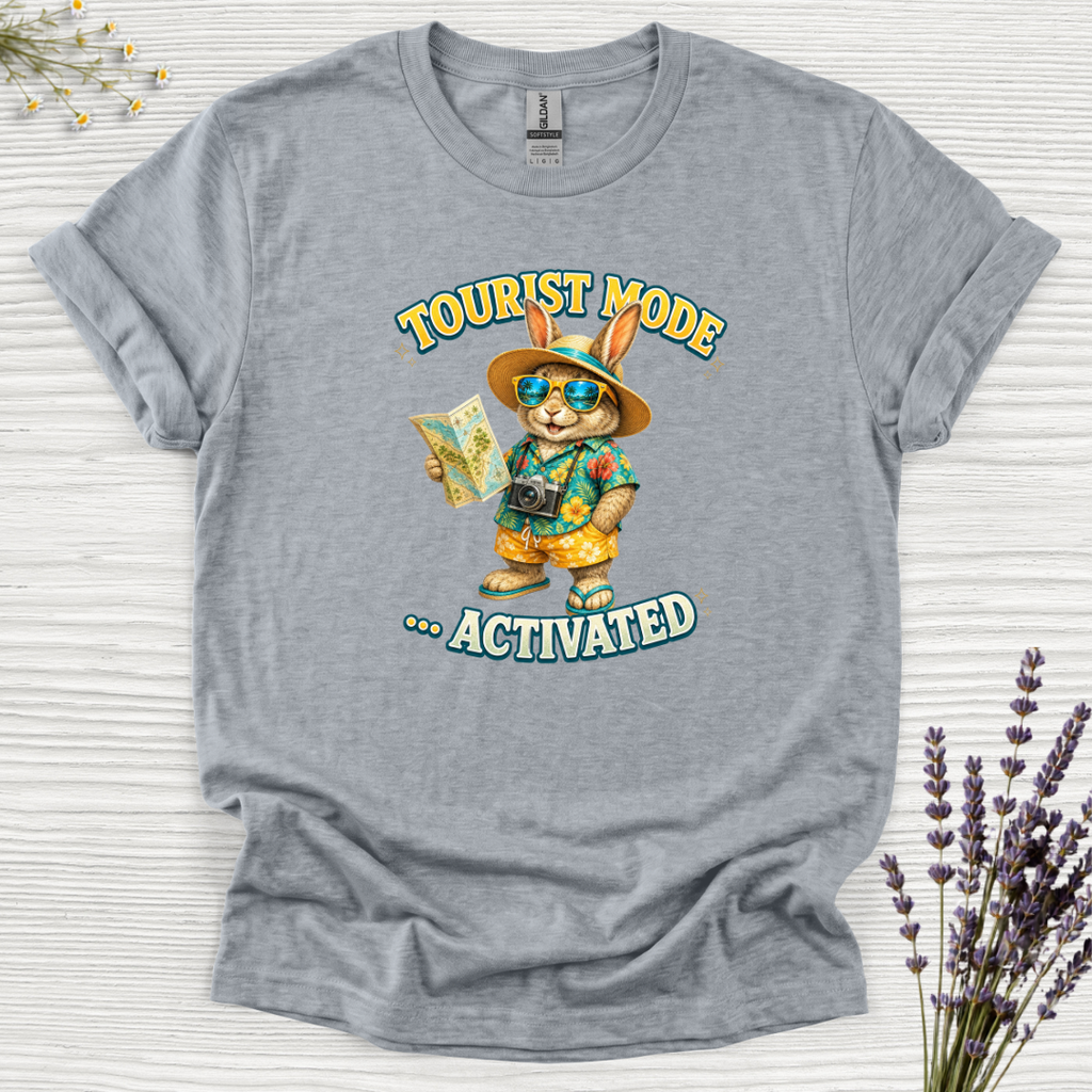 Tourist Mode Activated Rabbit T-Shirt