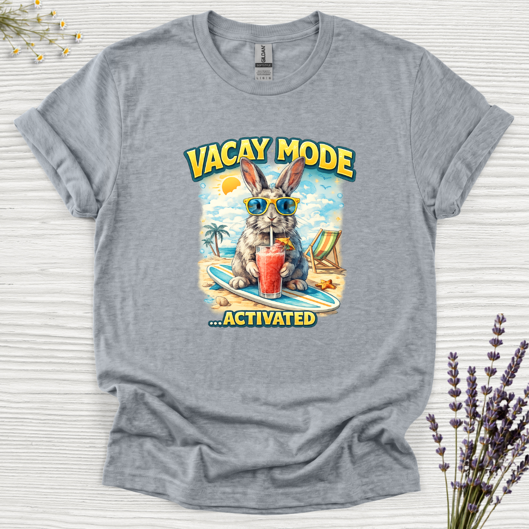 Vacay Mode Activated Daiquiri Rabbit T-Shirt